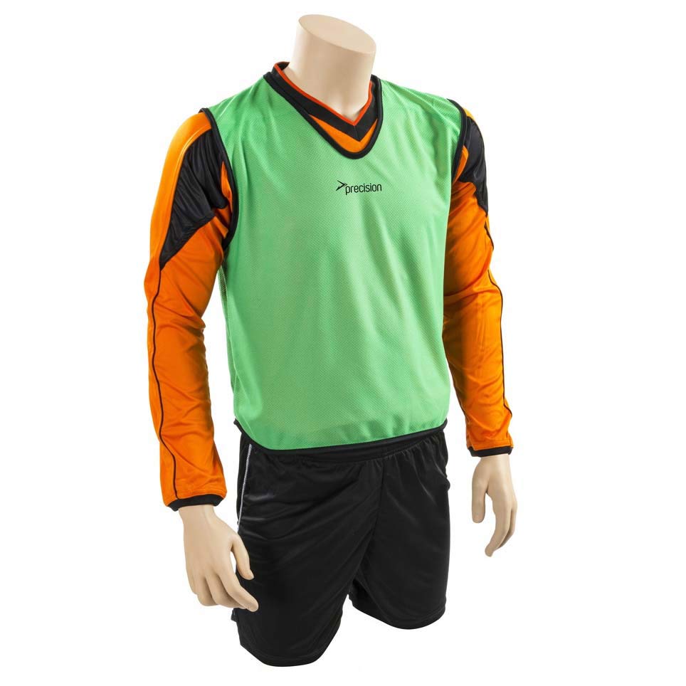 Precision Kids Mesh Train Bib Green