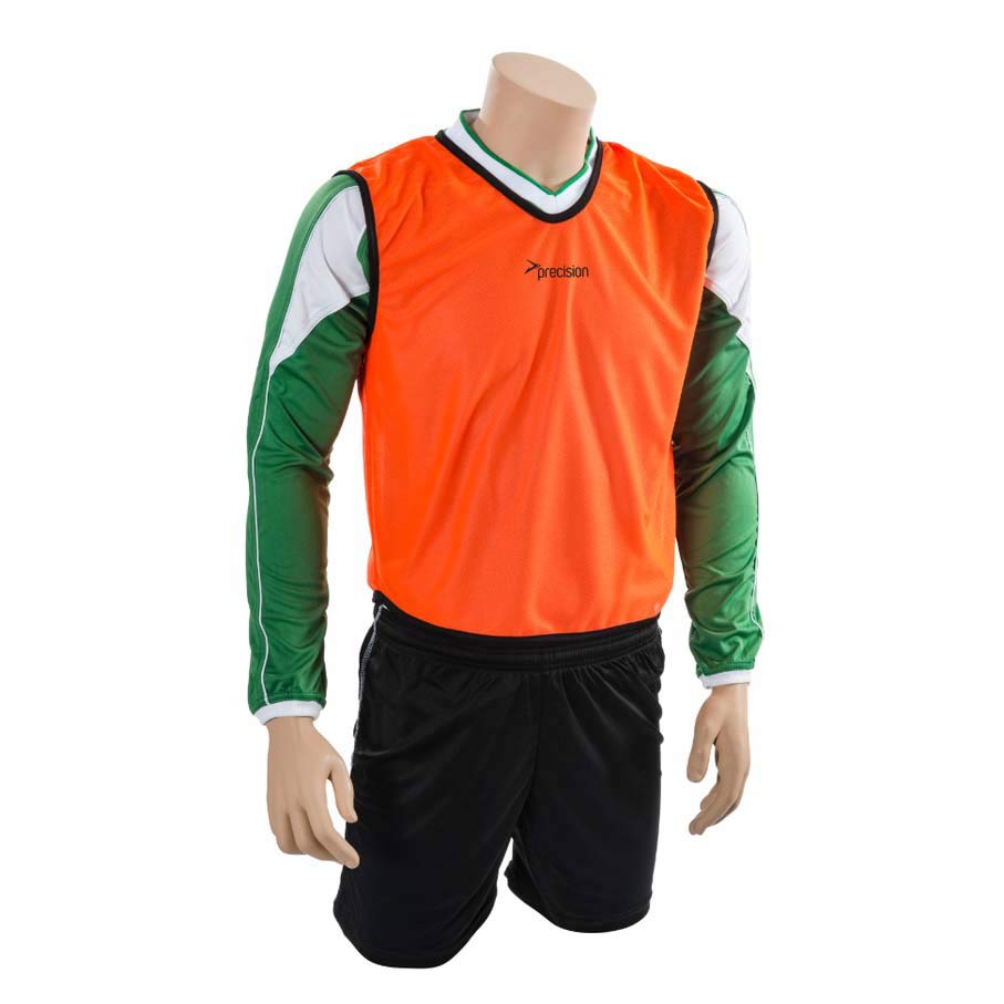 Precision Kids Mesh Train Bib Orange