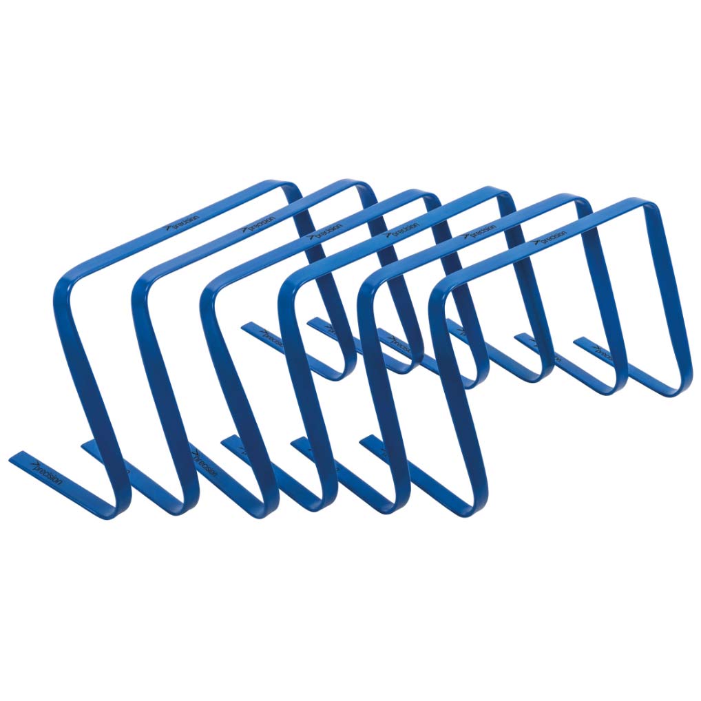 Precision Flat Hurdles Set of 6 Blue