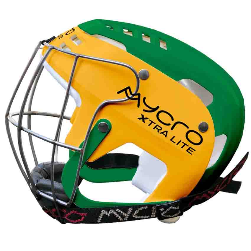 Mycro  Hurling Helmet Green/Yellow