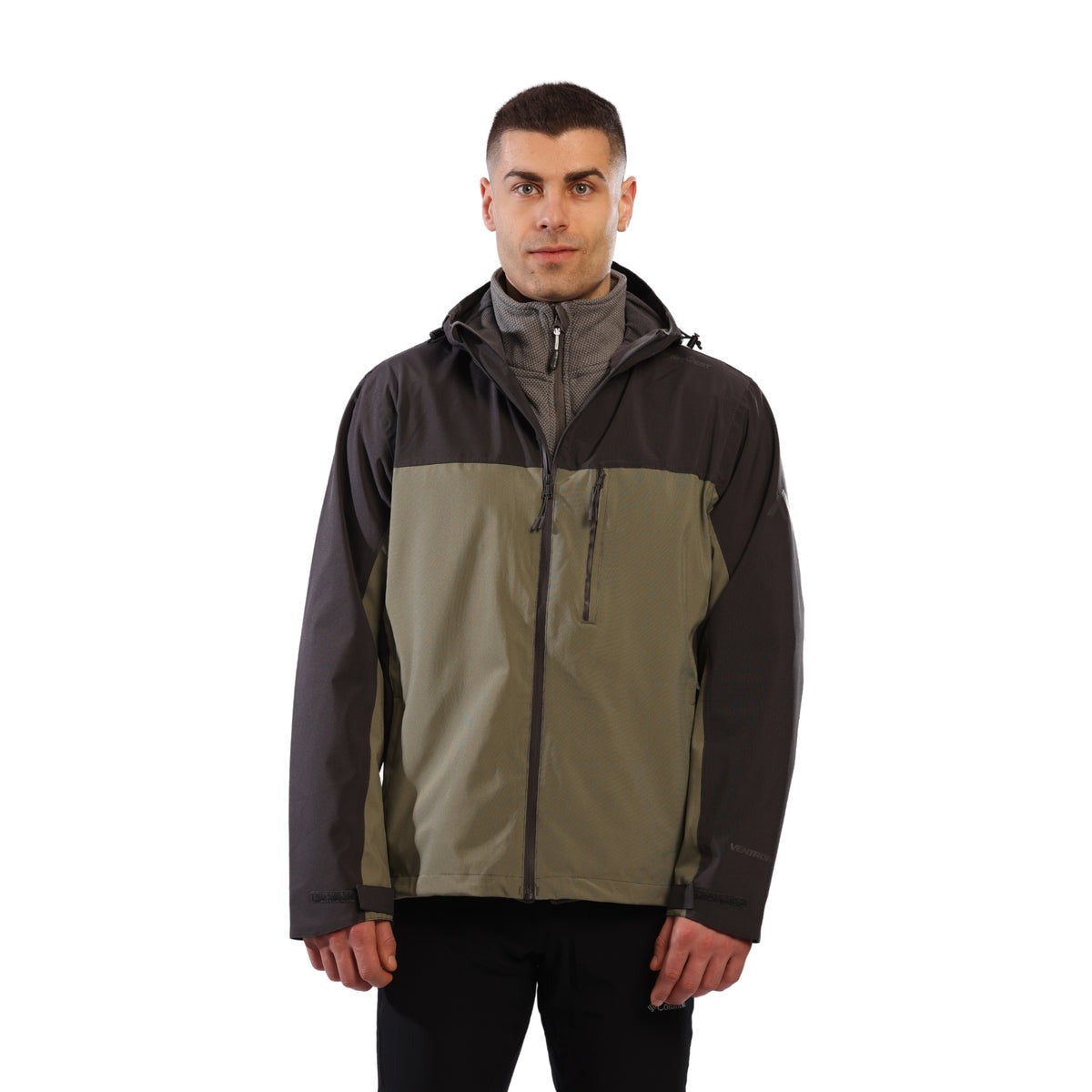 Portwest Dunmore Mens Rain Jacket Green