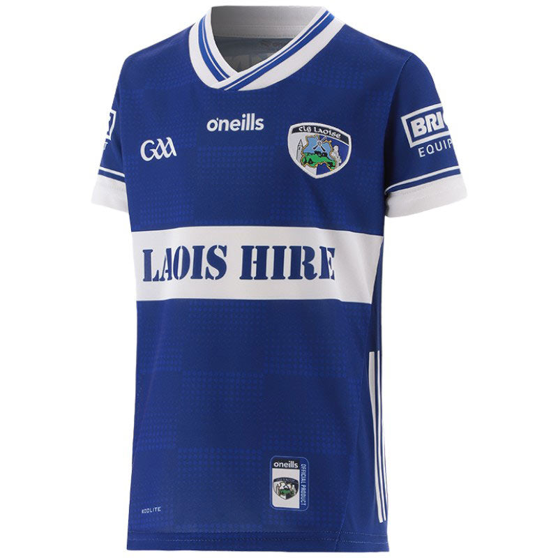 O'Neills Laois 25 Home Kids Jersey Blue