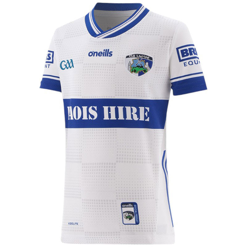 O'Neills Laois 25 GK Home Kid Jersey Wht