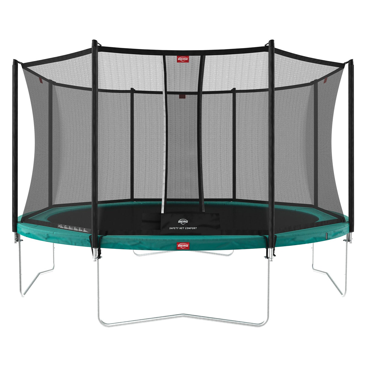 BERG Favorit Regular 430 Trampoline Green + Safety Net Comfort