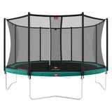 BERG Favorit Regular 430 Trampoline Green + Safety Net Comfort