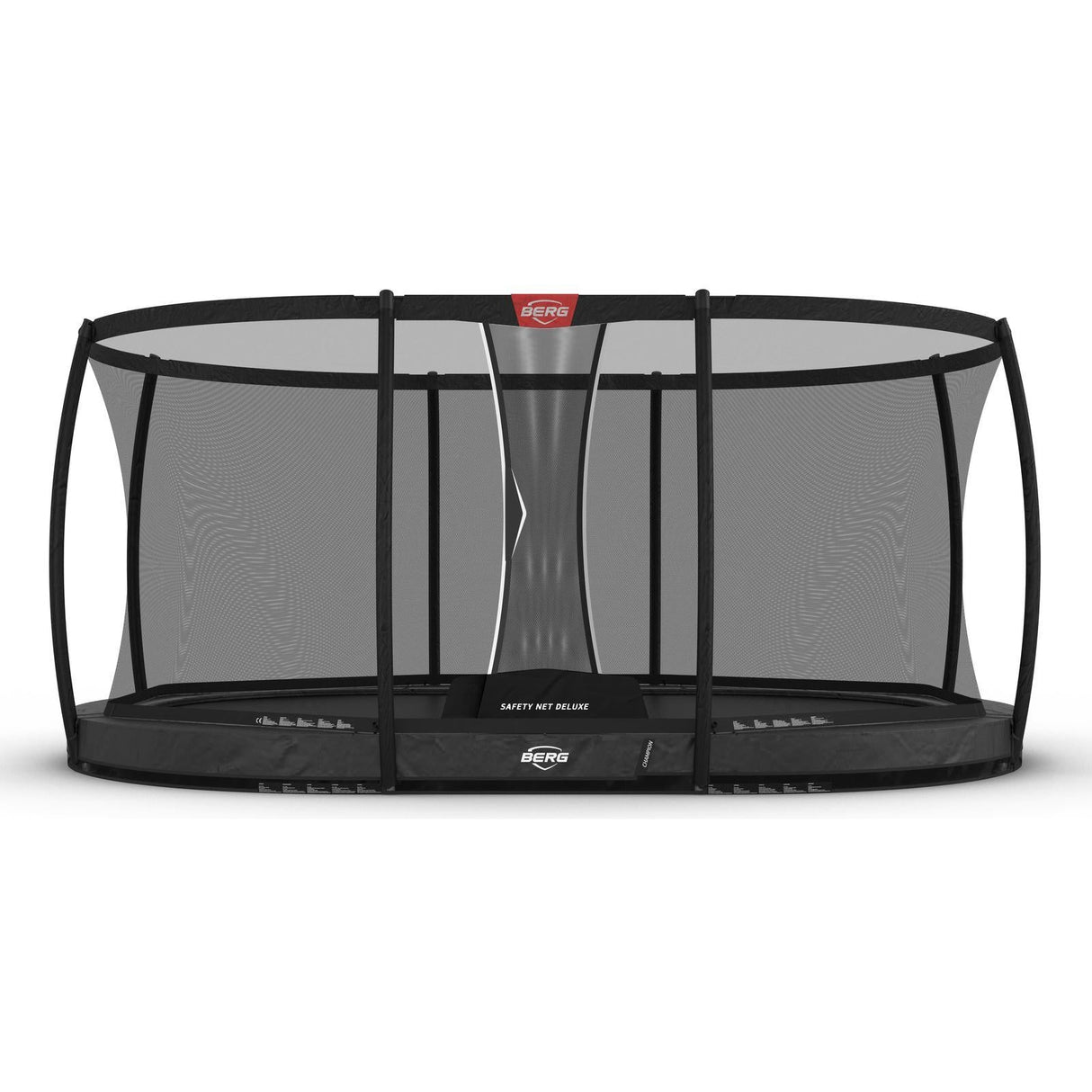 BERG Grand Champion InGround 470 Trampoline Grey + Safety Net Deluxe