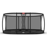 BERG Grand Champion InGround 470 Trampoline Grey + Safety Net Deluxe