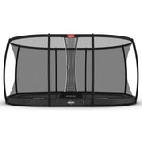 BERG Grand Champion InGround 520 Trampoline Grey + Safety Net DLX XL