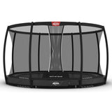 BERG Elite InGround 380 Trampoline Grey + Safety Net Deluxe