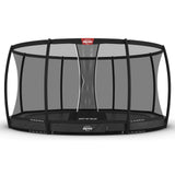 BERG Elite InGround 430 Trampoline Grey + Safety Net Deluxe