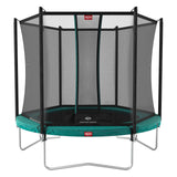 BERG Favorit Regular 330 Trampoline Green + Safety Net Comfort
