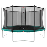 BERG Favorit Regular 430 Trampoline Green + Safety Net Comfort