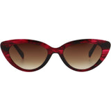 Karen Millen Unisex KM506822053 Sunglasses Red Horn