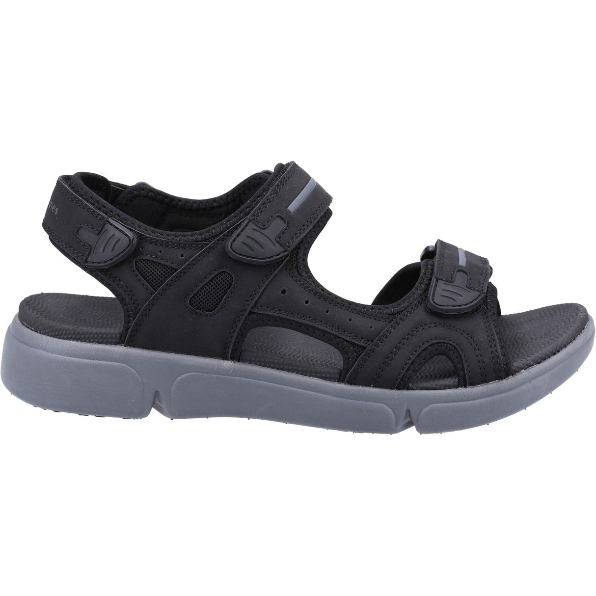 Hush Puppies Mens Castro Sandal Black