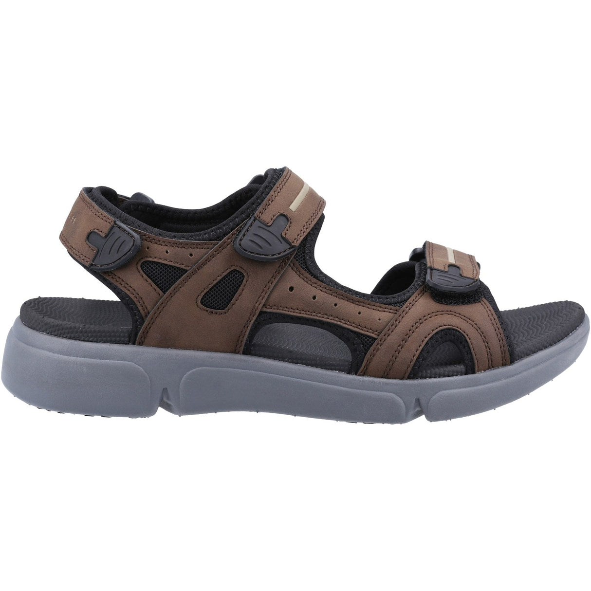 Hush Puppies Mens Castro Sandal Brown