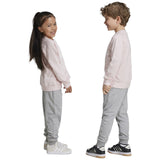 adidas LK BOS Girls Tracksuit Pink
