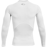 UA Mens HG Armour Comp LS Tee White