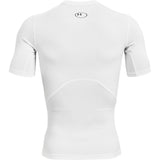UA Mens HG Armour Comp SS Tee White
