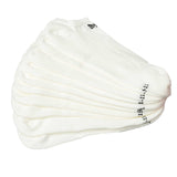 Puresox Socklet 5pk Plain White