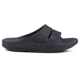 OOFOS Ooahh Mens Sport Flex Black