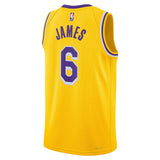 Nike Lakers James 6 Dri-Fit Jersey Yell