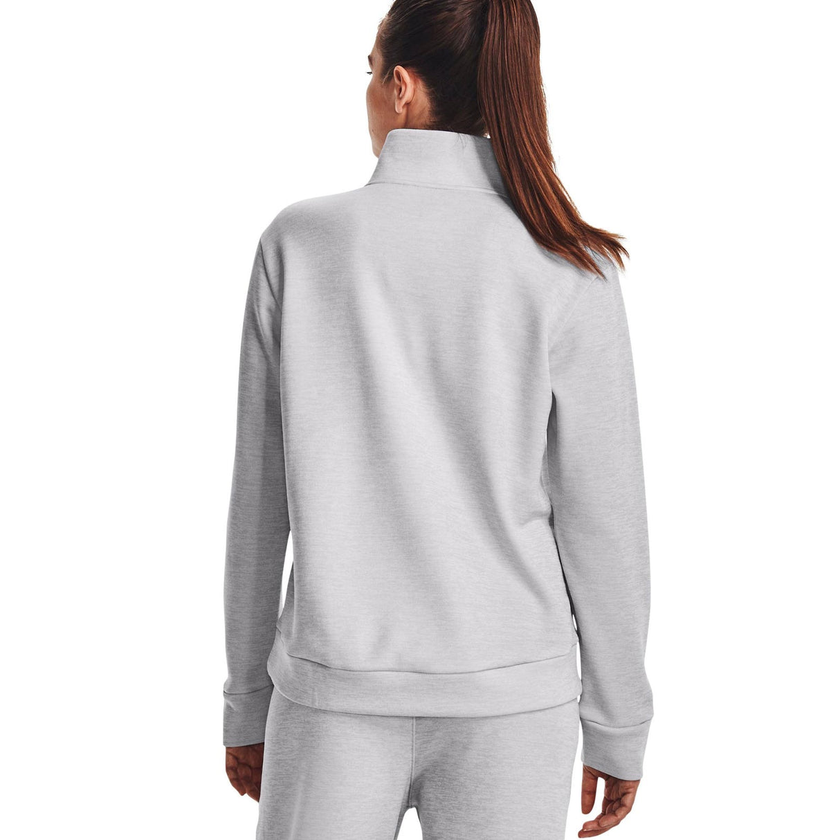 UA Wmns Armour Fleece QZ Grey