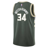 Nike Bucks Giannis 34 Kids Jersey Green