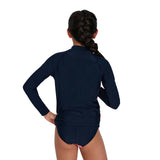Speedo Printed Long Sleeve Rash Top Blk