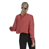 adidas Womens Studio Sweater Red