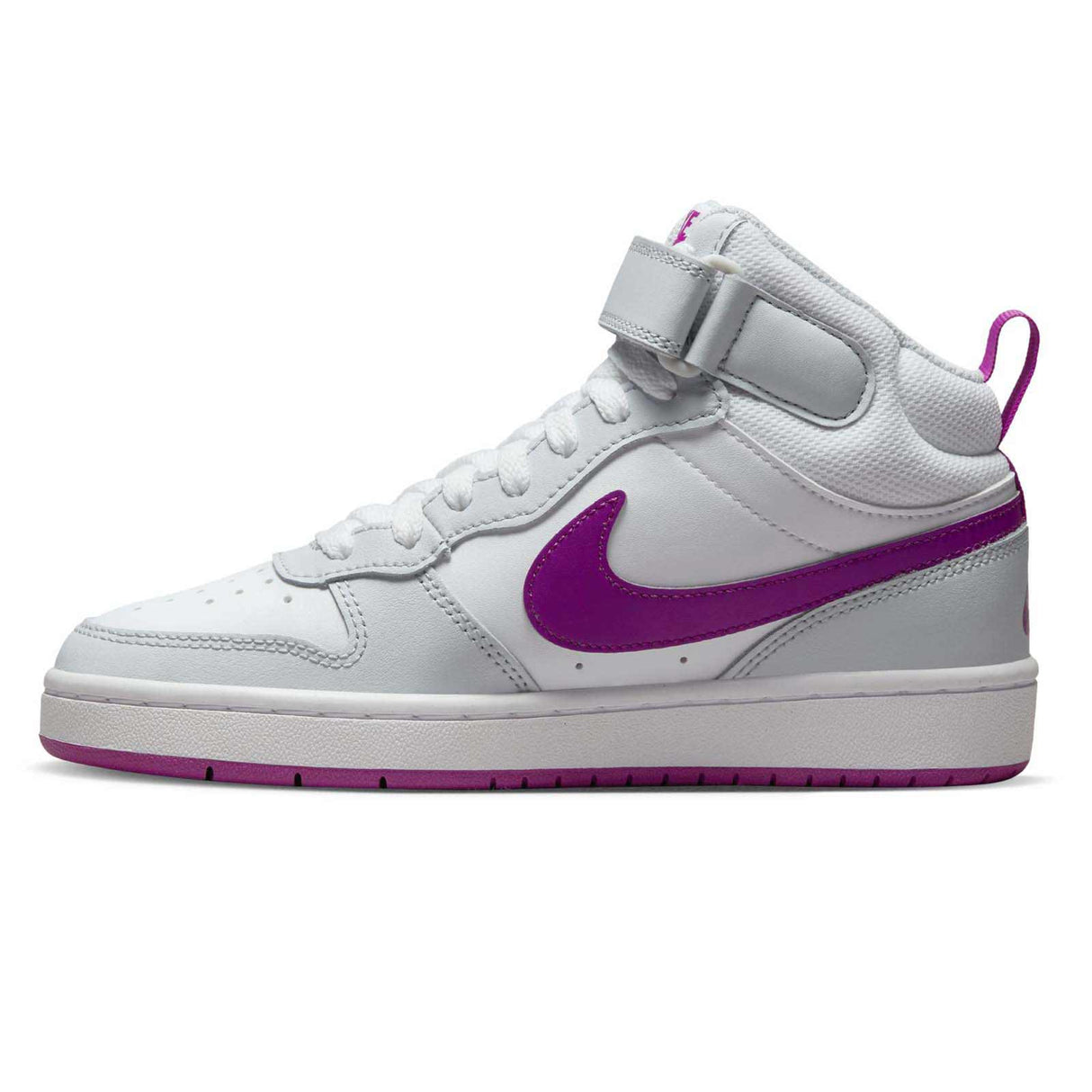 Nike Girls Court Borough 2 Mid Grey