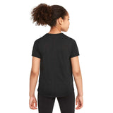 Nike Girls Dri-Fit One GX SS Top Black
