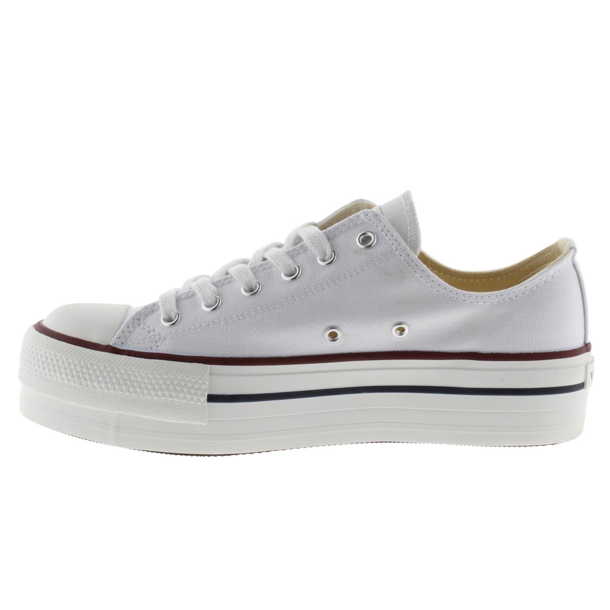 VICTORIA CANVAS PLATFORM SNEAKER WHT
