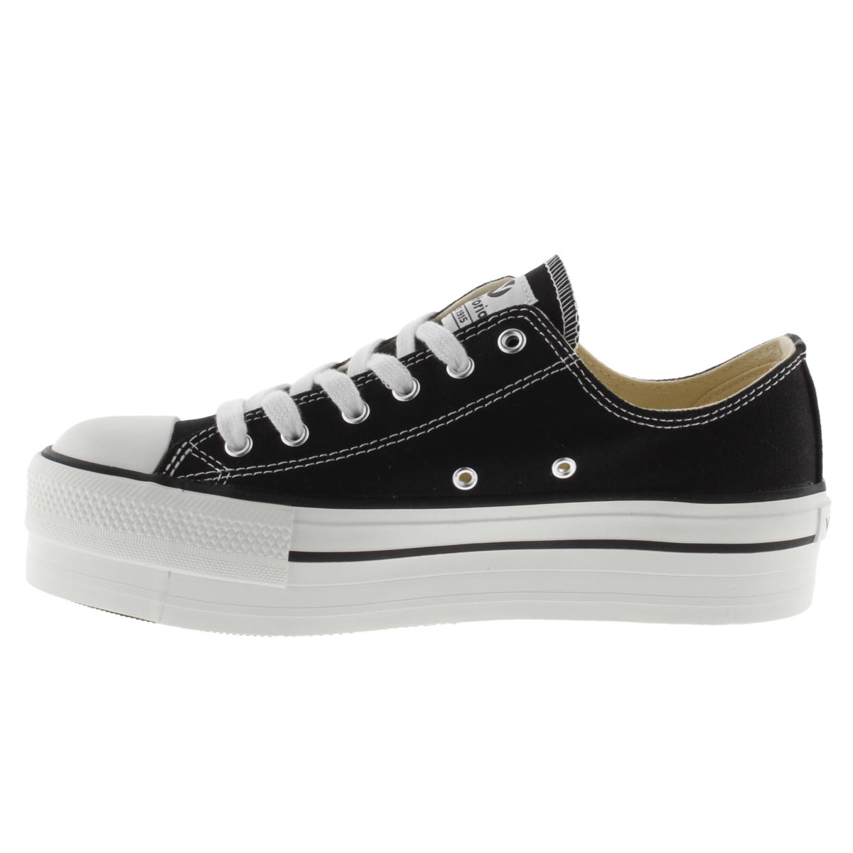 VICTORIA CANVAS PLATFORM SNEAKER BLK