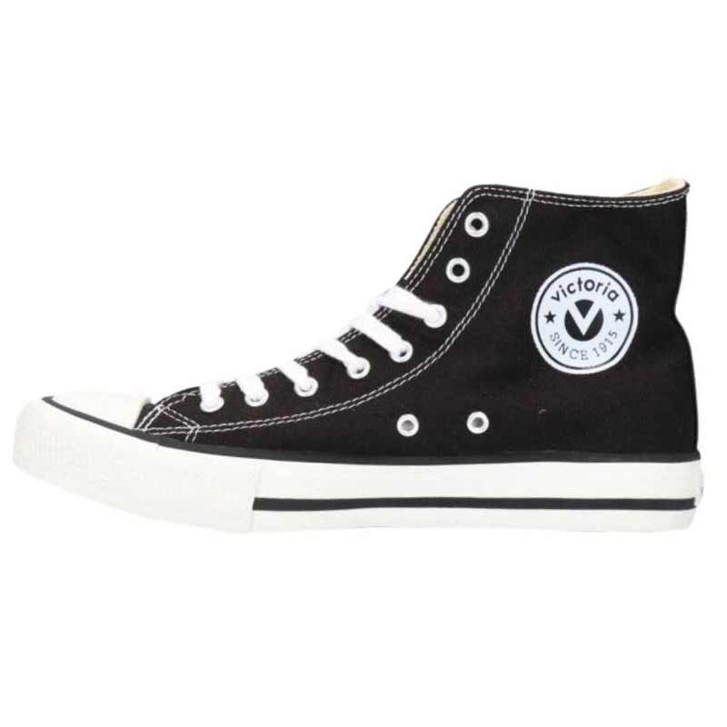 VICTORIA CANVAS HIGH-TOP SNEAKER UNI BLK