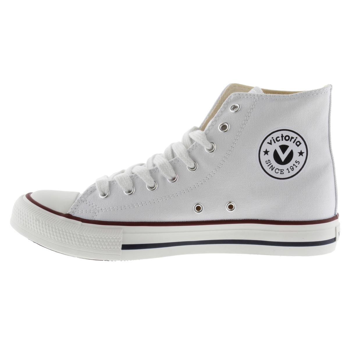 VICTORIA CANVAS HIGH-TOP SNEAKER UNI WHT