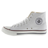 VICTORIA CANVAS HIGH-TOP SNEAKER UNI WHT