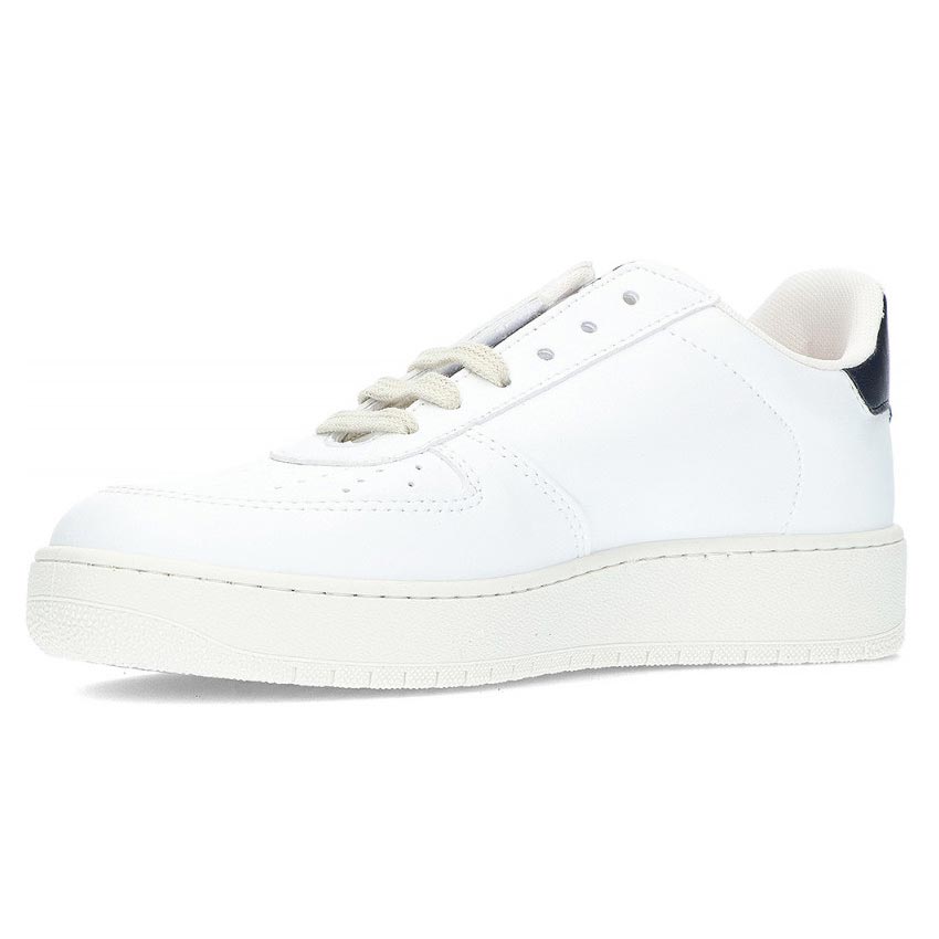 Victoria Faux Leather Sneaker Uni Wht/Or