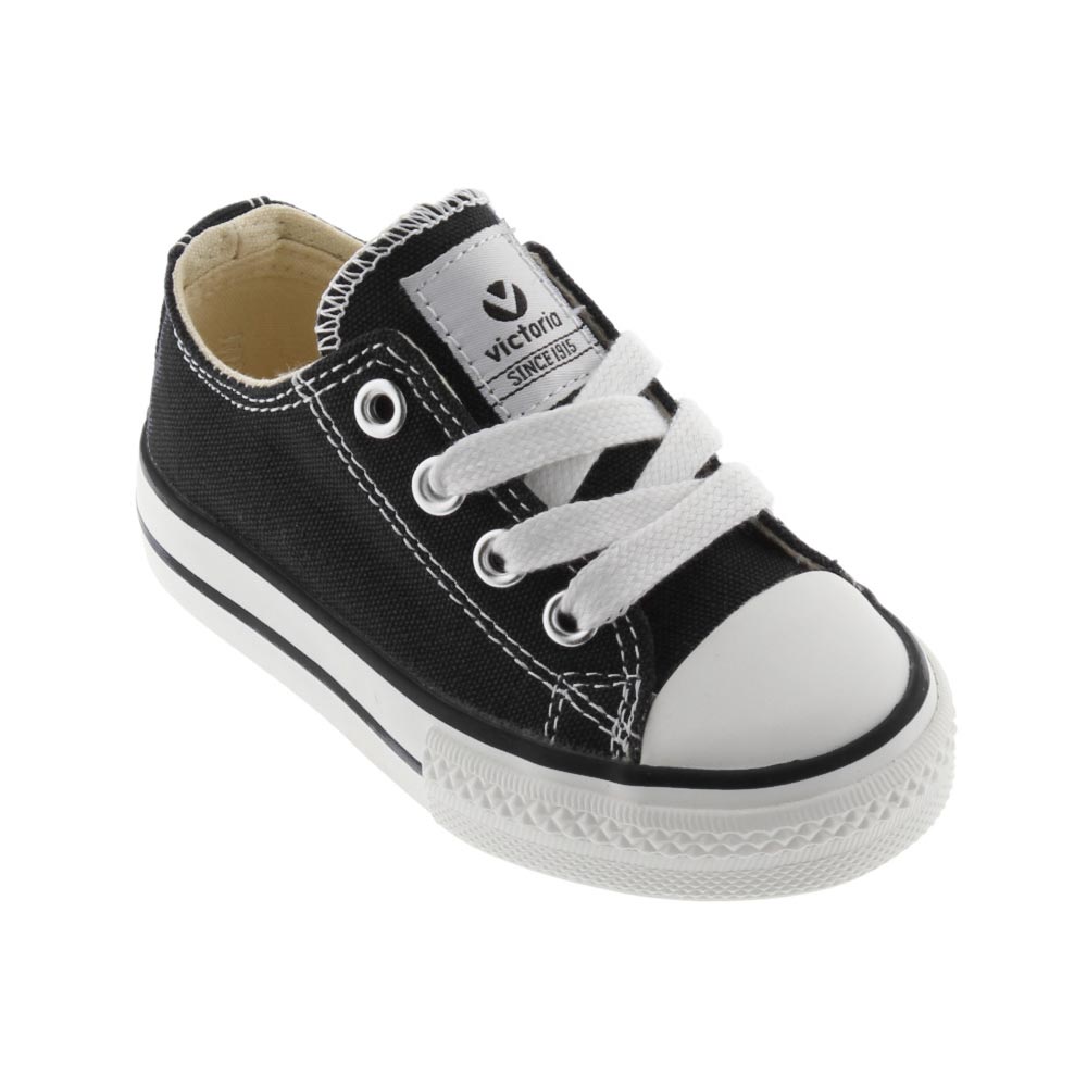 Victoria Canvas Sneaker Jnr Unisex Black
