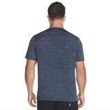 SKECHERS MENS ON THE ROAD TEE BLUE