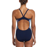 Nike Wmn Racerback Splice One Piece Navy