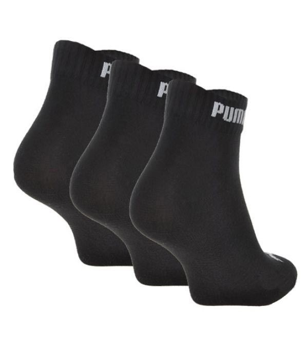 Puma Quarter - V Socks 3P Black