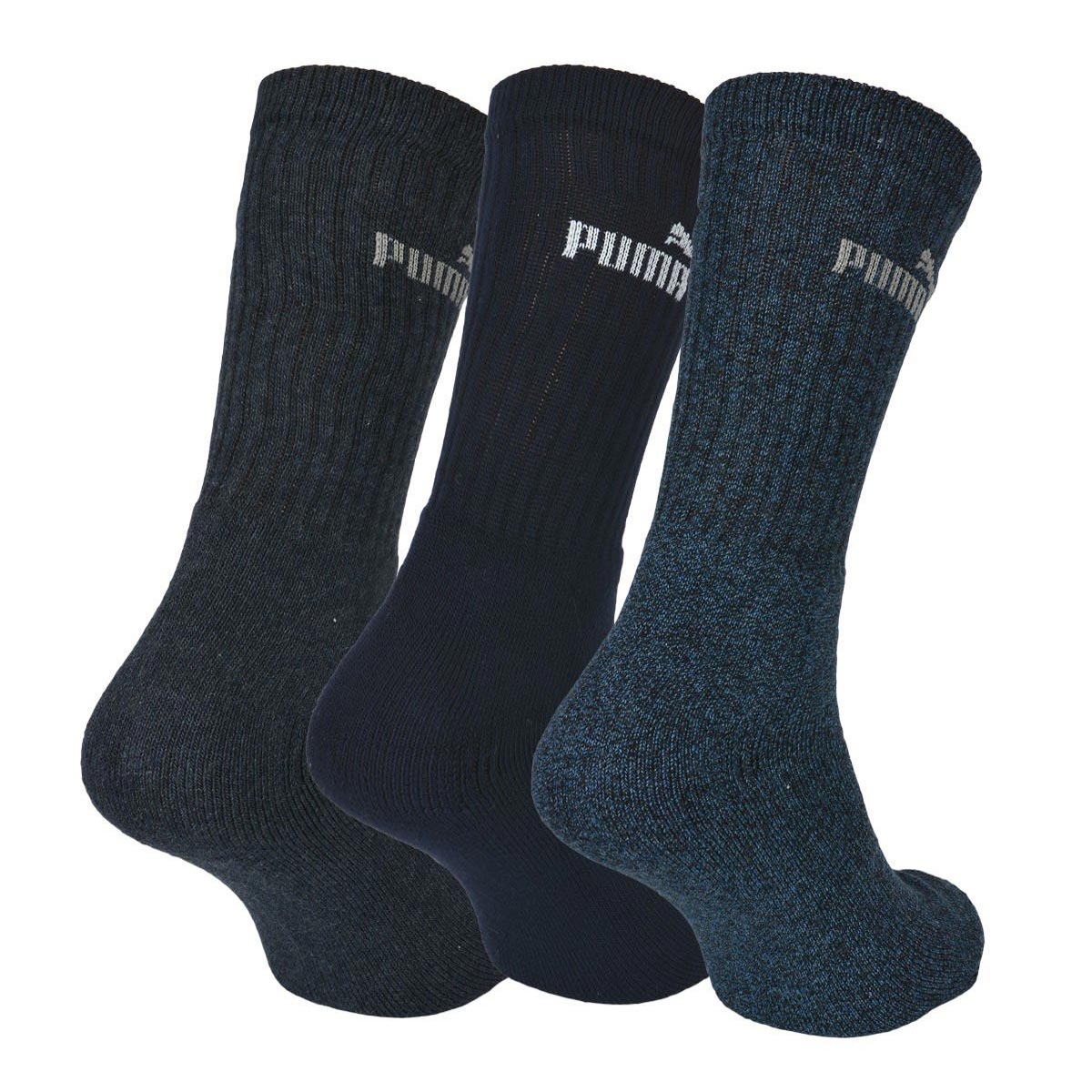 Puma Crew Sock 3PK Navy