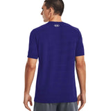UA Mens Seamless Wave SS Tee Blue