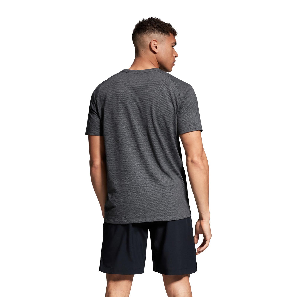 CCC Men Cot/Pol SS Train Tee Grey