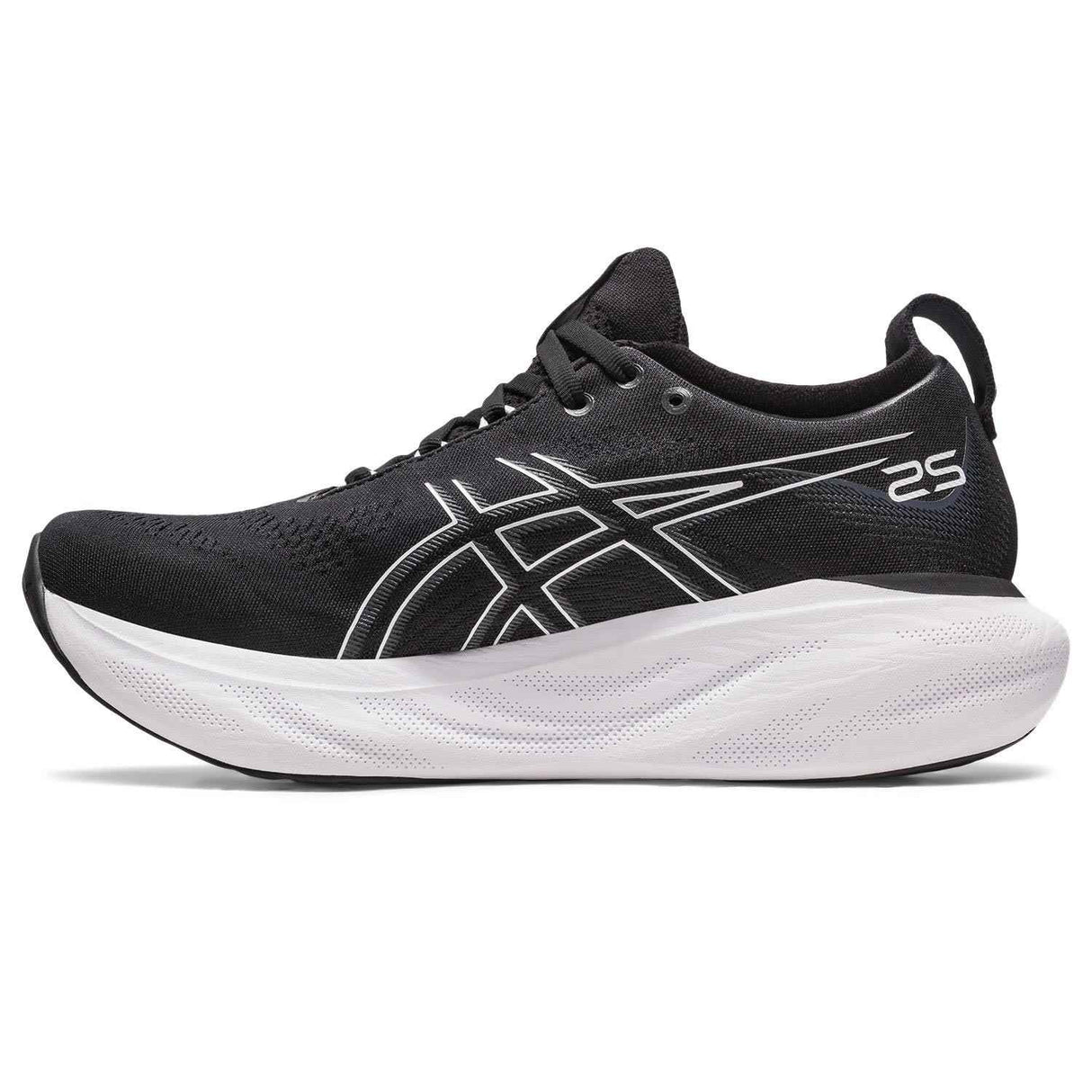Asics Gel Nimbus 25 Womens Black/White