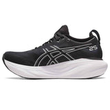 Asics Gel Nimbus 25 Womens Black/White