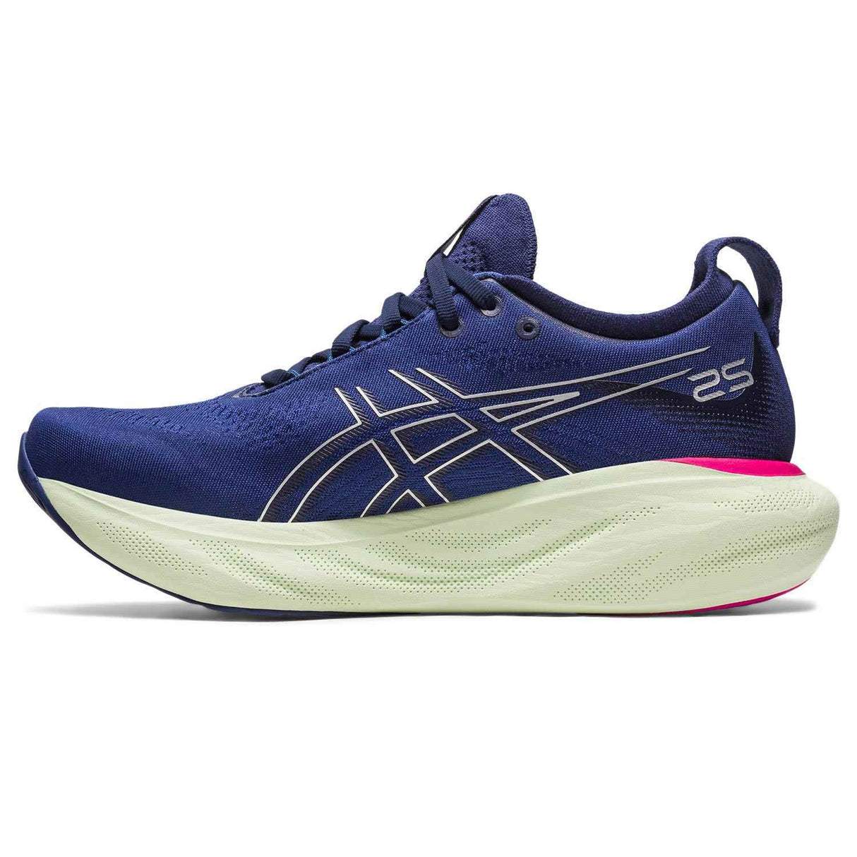 Asics Gel Nimbus 25 Womens Navy/Pink