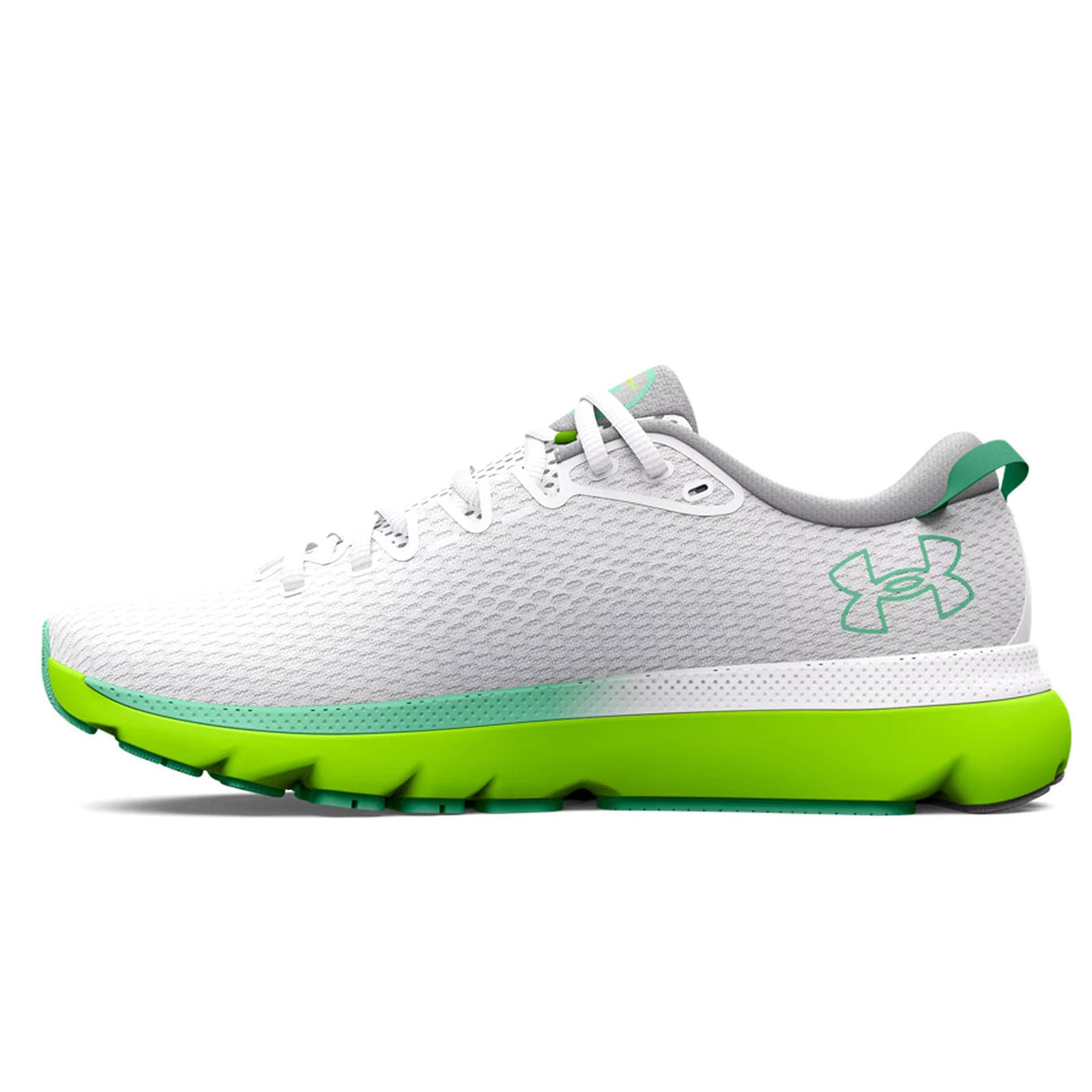 UA HOVR Infinite 5 Womens White/Yellow