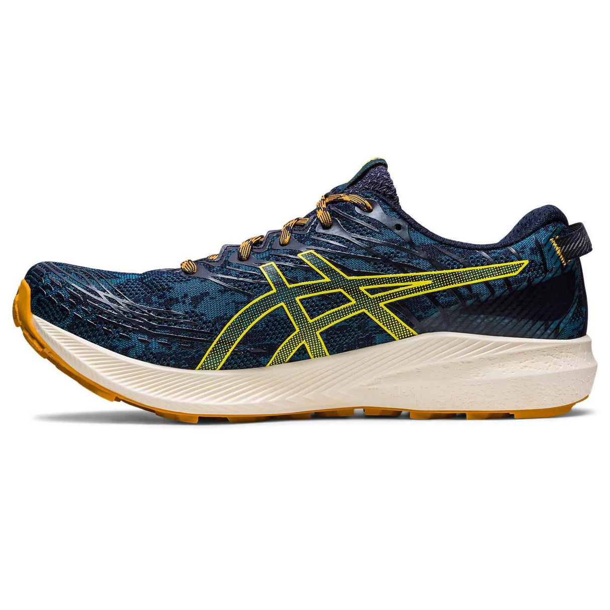 Asics Fuji Lite 3 Mens Navy/Yellow