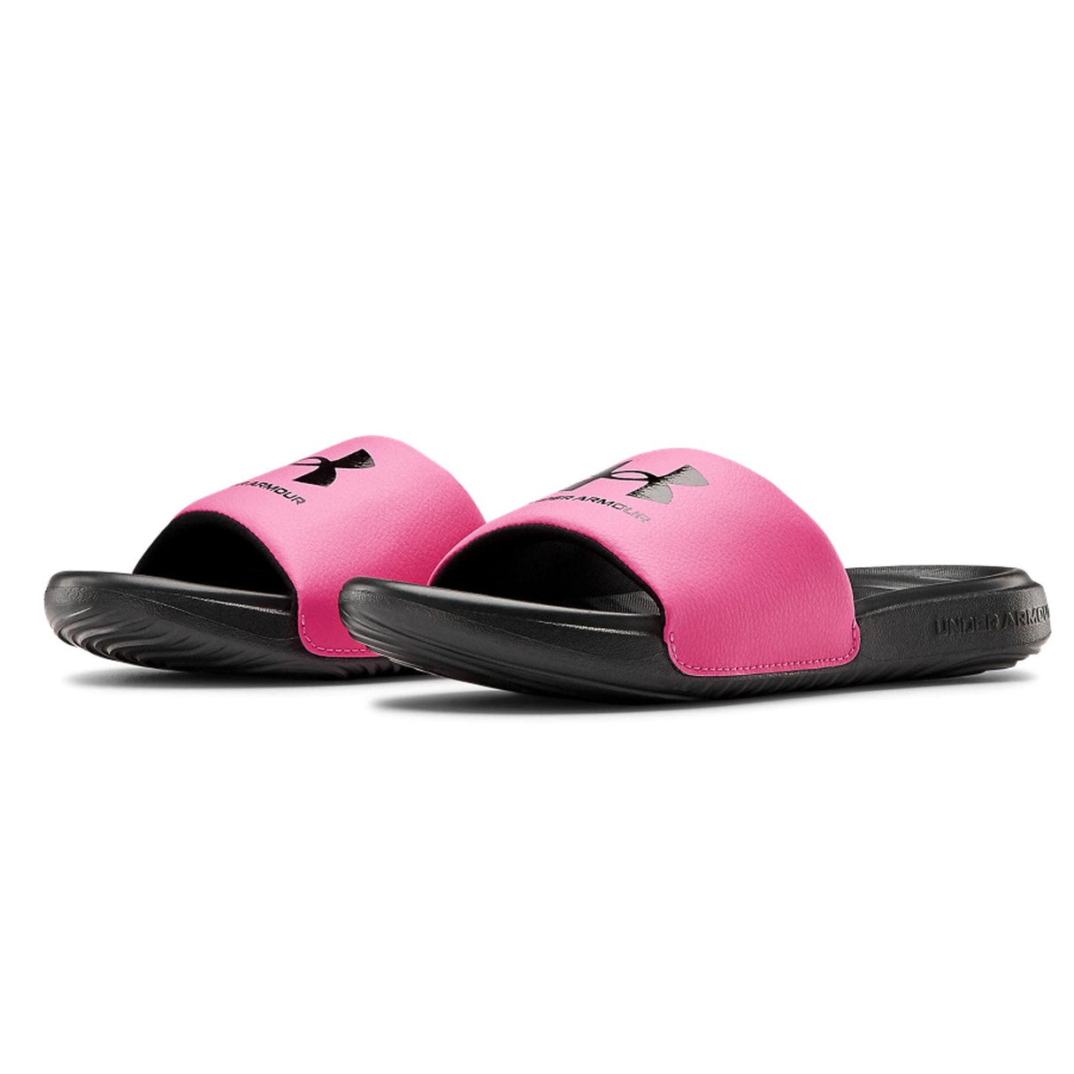 UA Ansa Fix SL Kid Girls Slides Pink/Blk